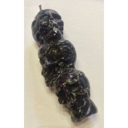 Candle Change your Mind Three Skulls Black Candle Change your Mind Three Skulls Black